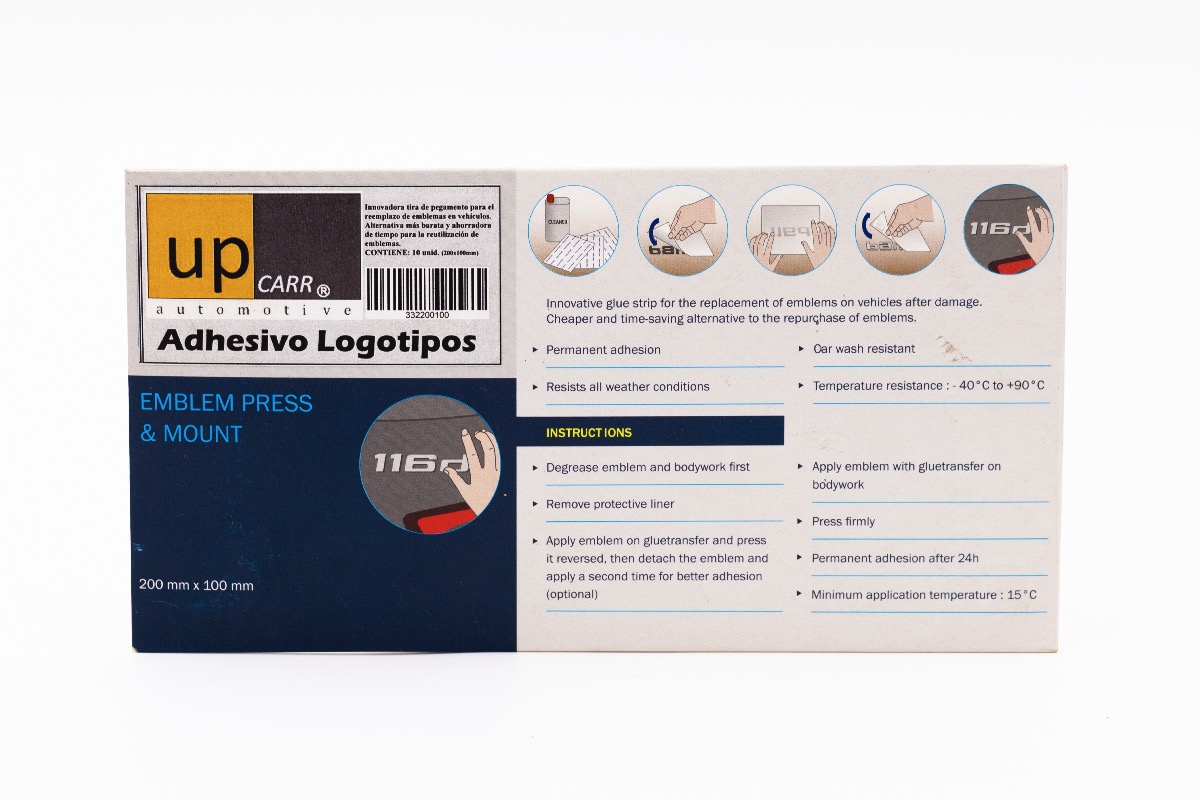 Adhesivo Logotipos 200x100mm. - UP CARR