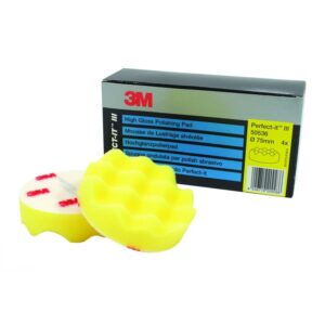 Boina Abrillantado Amarilla 75 mm. (4 Uds.) 3M