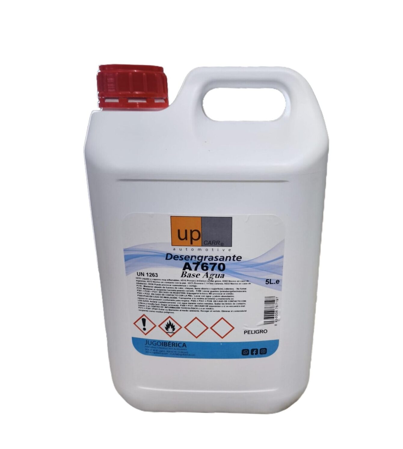 Desengrasante A7670 Base Agua - 5 Ltr. UP CARR