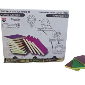 Esponjas Lija Doble Cara con Caja Dispensadora