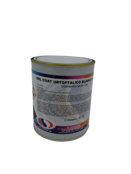 Gel Coat Orto Blanco - 1 Kg. PLAINSUR