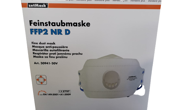 Mascarilla Autofiltrante Válvula FFP2 NRD